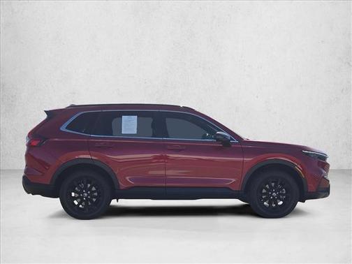 Radiant Red Metallic 2025 Honda CR-V Hybrid Sport AWD