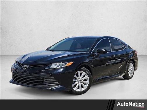 Midnight Black Metallic 2019 Toyota Camry LE