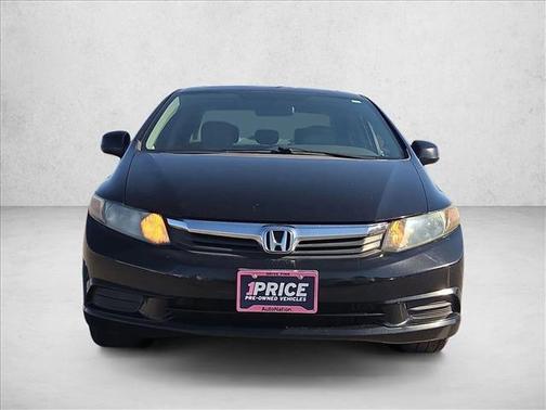 Crystal Black Pearl 2012 Honda Civic EX