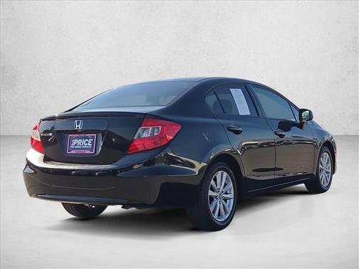 Crystal Black Pearl 2012 Honda Civic EX