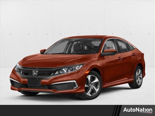Molten Lava Pearl 2020 Honda Civic LX