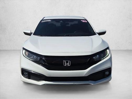 Platinum White Pearl 2020 Honda Civic Sport