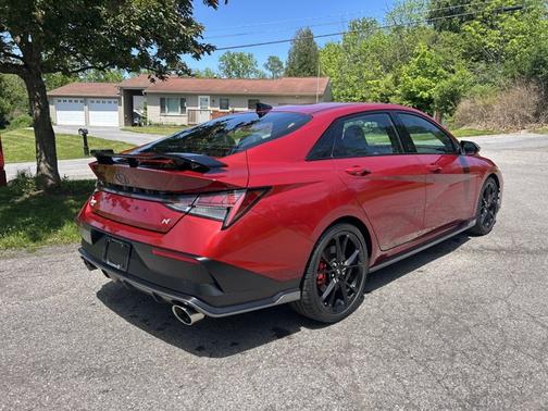 Red 2025 Hyundai ELANTRA N Base
