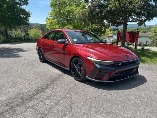 Red 2025 Hyundai ELANTRA N Base