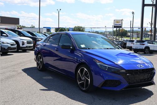 Blue 2023 Hyundai ELANTRA N Line