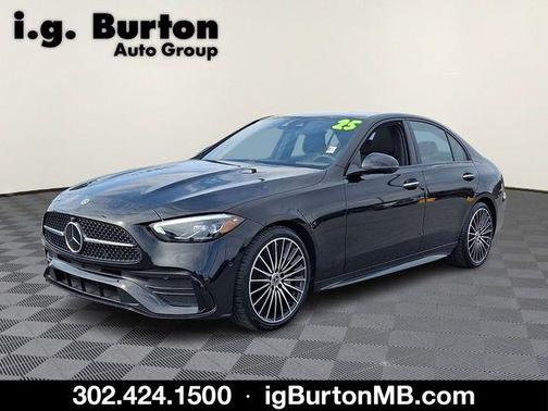 Black 2025 Mercedes-Benz C-Class C 300 4MATIC