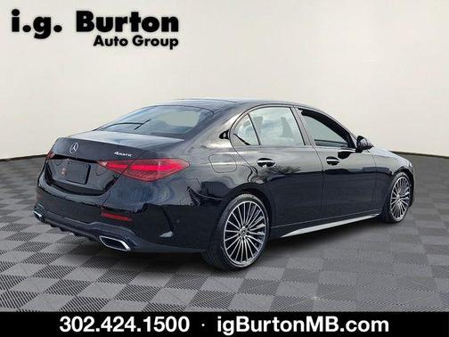 Black 2025 Mercedes-Benz C-Class C 300 4MATIC
