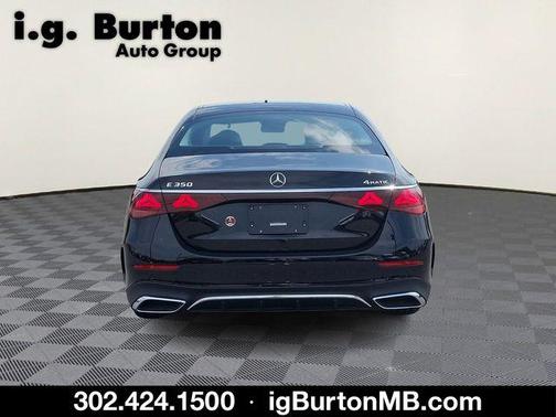 Black 2024 Mercedes-Benz E-Class E 350 4MATIC