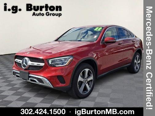Cardinal Red 2022 Mercedes-Benz GLC 300 4MATIC Coupe