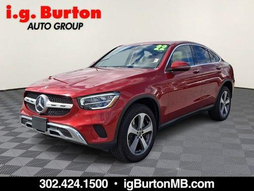 Cardinal Red 2022 Mercedes-Benz GLC 300 4MATIC Coupe