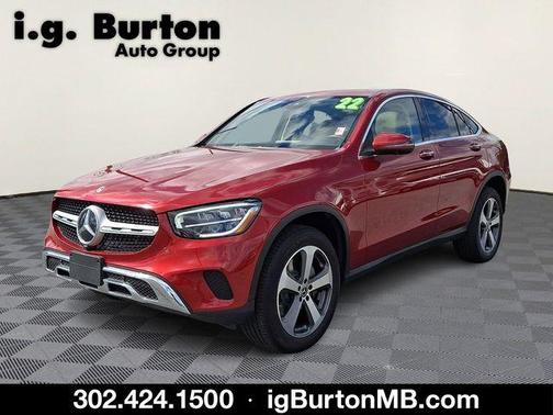 Cardinal Red 2022 Mercedes-Benz GLC 300 4MATIC Coupe