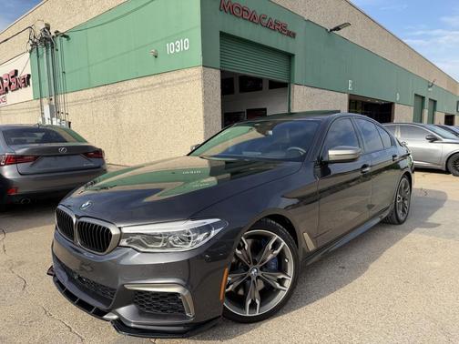 black 2018 BMW M550 i Xdrive
