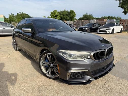 black 2018 BMW M550 i Xdrive