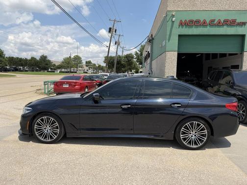 Black 2017 BMW 540 540i M Sport