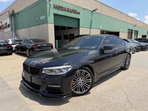 Black 2017 BMW 540 540i M Sport