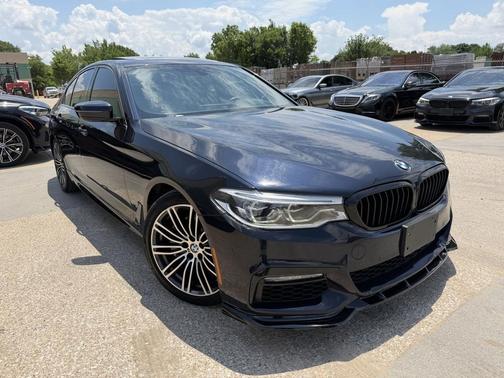Black 2017 BMW 540 540i M Sport