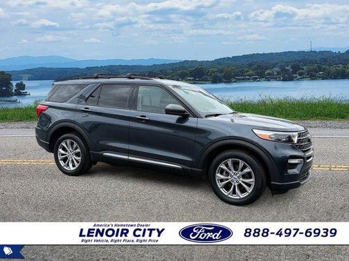 Blue Metallic 2023 Ford Explorer XLT