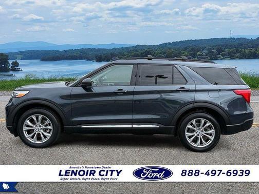 Blue Metallic 2023 Ford Explorer XLT