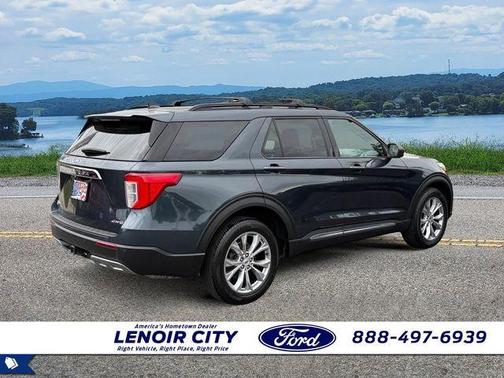 Blue Metallic 2023 Ford Explorer XLT