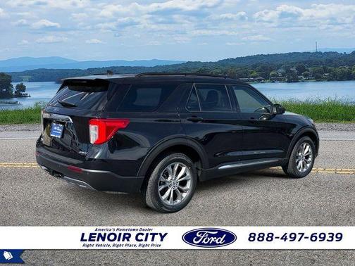 Black Metallic 2023 Ford Explorer XLT