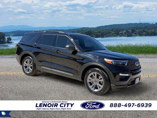 Black Metallic 2021 Ford Explorer XLT