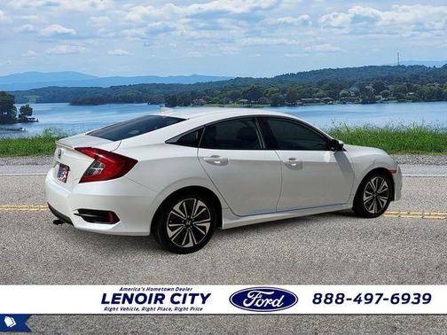 White Orchid 2017 Honda Civic EX-L