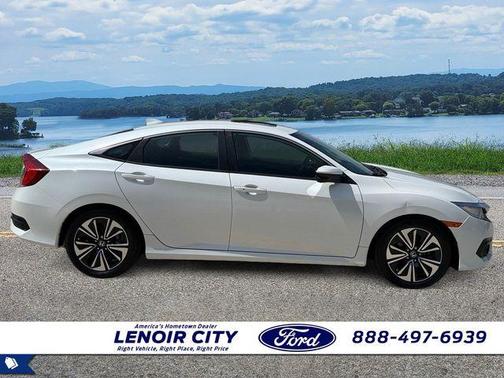 White Orchid 2017 Honda Civic EX-L