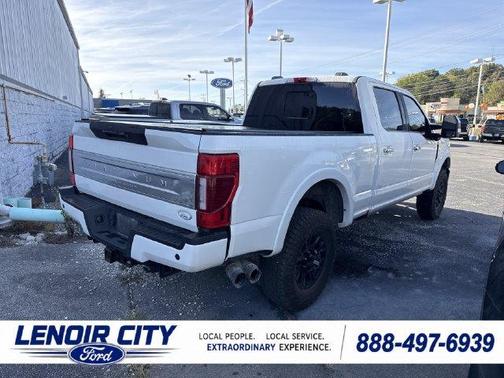White Metallic 2022 Ford F-350 Platinum