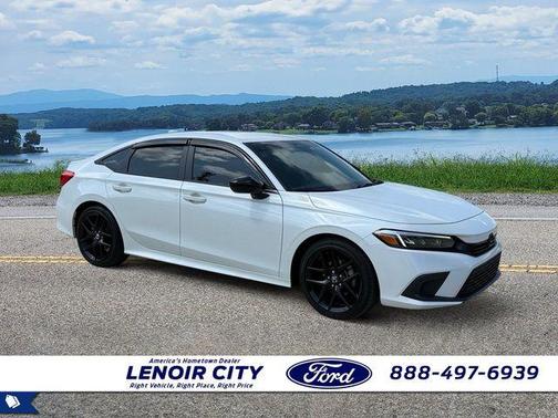 Platinum White Pearl 2022 Honda Civic Sport