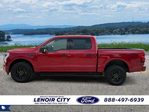 Rapid Red Metallic Tinted Clearcoat 2025 Ford F-150 Lightning XLT