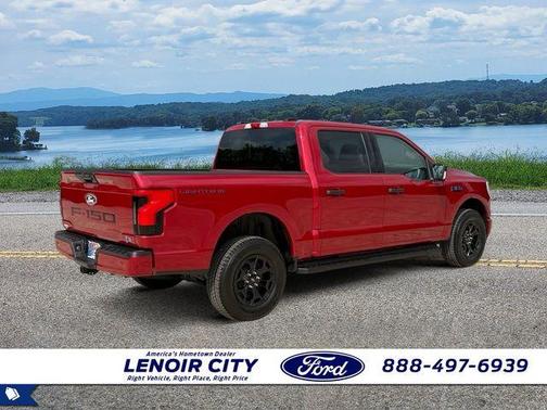 Rapid Red Metallic Tinted Clearcoat 2025 Ford F-150 Lightning XLT