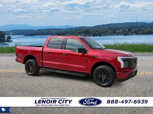 Rapid Red Metallic Tinted Clearcoat 2025 Ford F-150 Lightning XLT