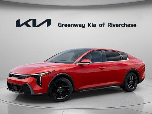 Currant Red 2025 Kia K4 GT-Line Turbo