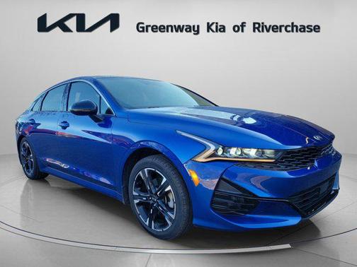 Sapphire Blue 2021 Kia K5 GT-Line Sedan