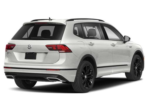 Pure White 2021 Volkswagen Tiguan 2.0T SE R-Line Black