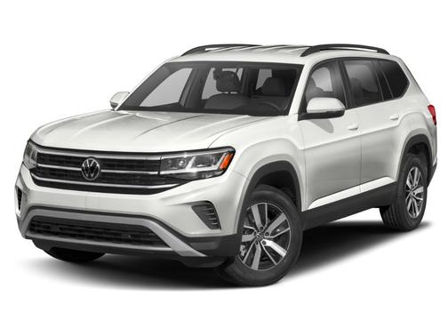 Pure White 2022 Volkswagen Atlas 2.0T SE w/Technology