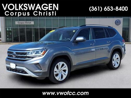 Platinum Gray Metallic 2023 Volkswagen Atlas 2.0T SE w/ Technology