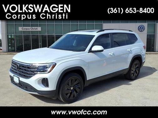 Opal White Pearl 2026 Volkswagen Atlas 2.0T SE W/TECHNOLOGY