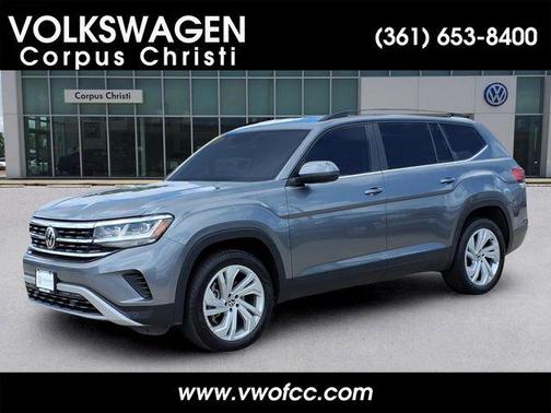 Platinum Gray Metallic 2023 Volkswagen Atlas 2.0T SE w/Technology