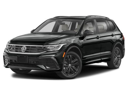 Deep Black Pearl Effect 2023 Volkswagen Tiguan 2.0T SE R-Line Black