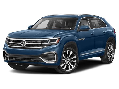 Deep Black Pearl Effect 2022 Volkswagen Atlas Cross Sport 3.6L V6 SEL R-Line