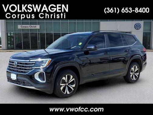 Deep Black Pearl Effect 2024 Volkswagen Atlas 2.0T SE