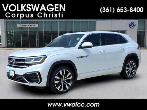 Oryx White Pearl Effect 2022 Volkswagen Atlas Cross Sport 3.6L V6 SEL Premium R-Line