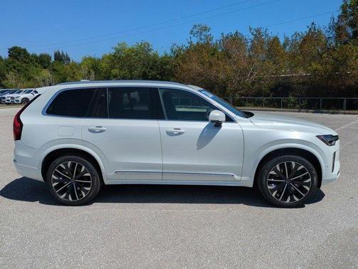 Crystal White Pearl 2026 Volvo XC90 Plug-In Hybrid T8 Plus 7-Seater