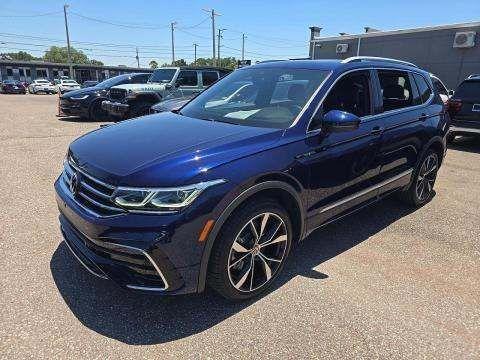 Atlantic Blue 2022 Volkswagen Tiguan 2.0T SEL R-Line