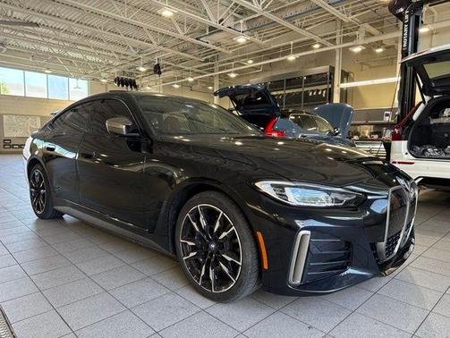 Black Sapphire Metallic 2023 BMW i4 Gran Coupe M50