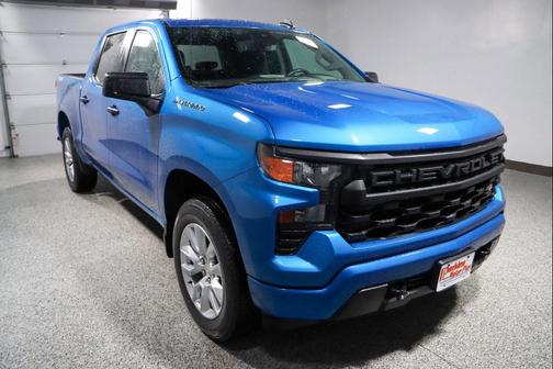 Glacier Blue Metallic 2024 Chevrolet Silverado 1500 Custom