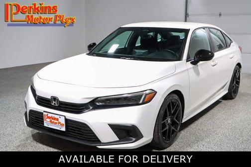 Platinum White Pearl 2024 Honda Civic Sport