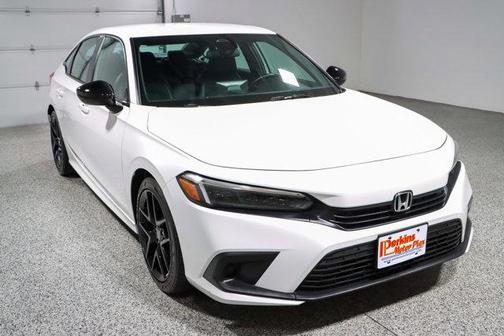 Platinum White Pearl 2024 Honda Civic Sport