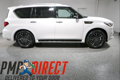 Moonstone White 2023 INFINITI QX80 PREMIUM SELECT AWD